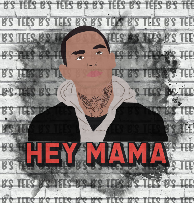 Hey Mama with features PNG ONLY